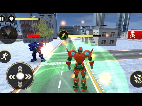 BMX Cycle Robot Game: Robot Transform Wars _ android gameplay