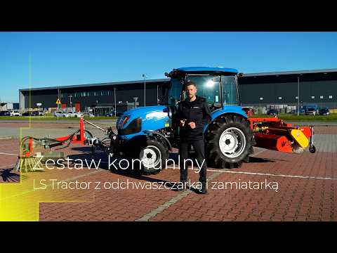 Odchwaszczarka i zamiatarka ciągnikowa 4FARMER - LS Tractor MT 3.60 :: Traktor.com.pl