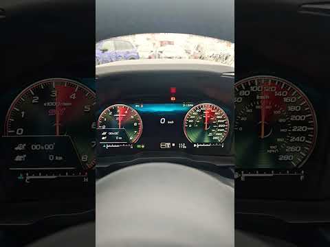 2025 Subaru WRX tS digital gauge cluster