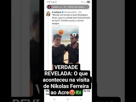 Morador de Rodrigues Alves rebate fake news sobre Nikolas Ferreira🇧🇷🔥 #nikolasferreira #pt #shorts
