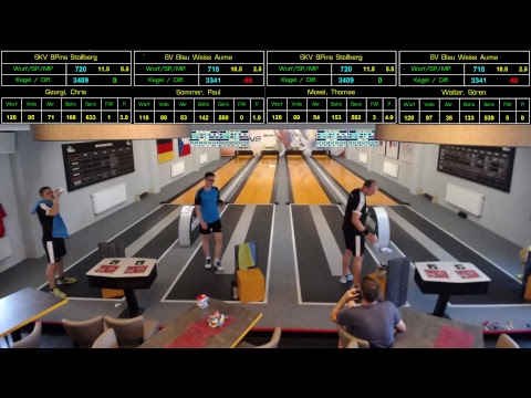 Testspiel SKV 9Pins Stollberg - SV Blau Weiß Auma