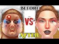 Makeup ASMR Chubby Girl Transformation Befor Vs After