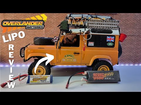 The PERFECT Battery for Your Scale RC? - Overlander SuperSport Pro Lipo Battery Review