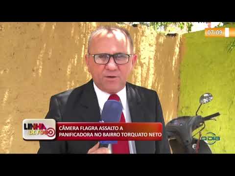 LINHA DE FOGO (20 11) Cí‚MERA FLAGRA ASSALTO A  PANIFICADORA NO BAIRRO TORQUATO NETO