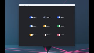 Custom QML Switch With Style | Qt Quick Custom Switch  | QML Switch