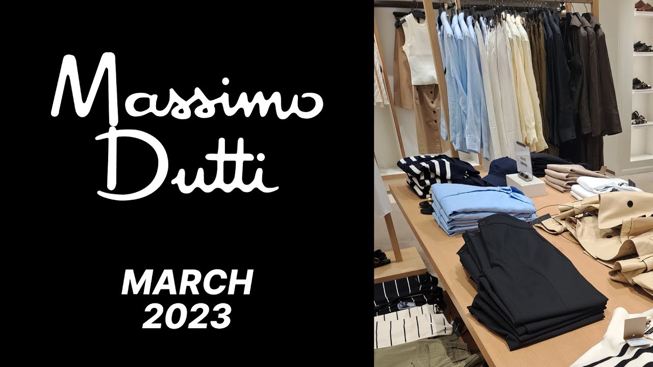 MASSIMO DUTTI NEW SPRING WOMEN'S COLLECTION. MARCH 2023