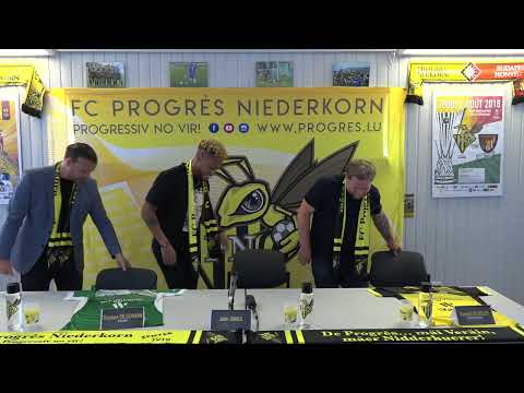 FC PN - BGL LIGUE 2022/23 - Conference de presse présentation nouveaux joueurs