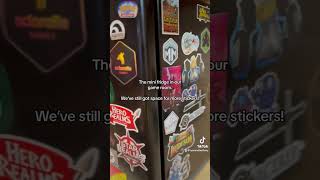 Board Game Room Mini Fridge needs stickers!