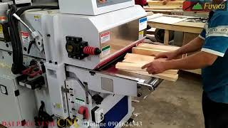 MÁY BÀO 2 MẶT 6 TẤC WOODMASTER WM-635ARD. Đề nghị tăng lương cho bác công nhân đứng máy, quá nhanh.