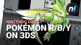 Pokémon Red, Blue, & Yellow on 3DS Virtual Console! | Nintendo Direct Nov 2015