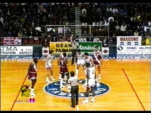 A2 Play out 1990/'91 Turboair Fabriano Basket - Birra Messina Trapani 92-86