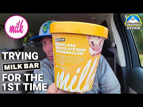Milkbar® Cornflake Chocolate Chip Marshmallow Ice Cream Review! | 1st Time Trying | theendorsement