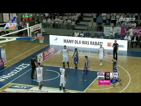 Skrót meczu, AZS Koszalin - Rosa Radom 55:57, 01.05.2015