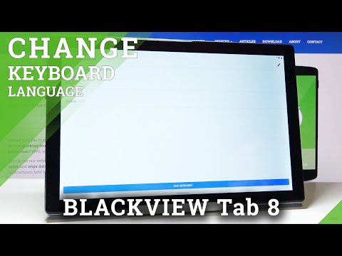 How to Change Keyboard Dictionary on BLACKVIEW Tab 8 – Keyboard Settings