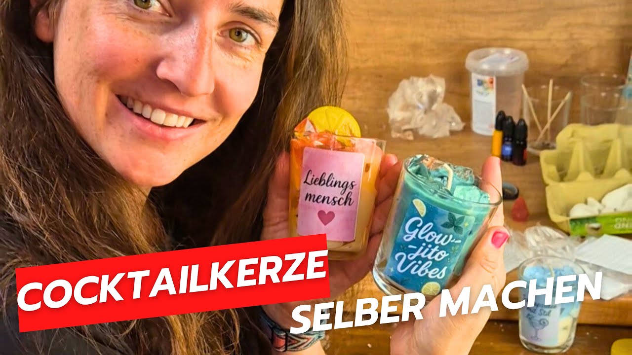 Videoanleitung zum Cocktailkerzen selber gießen