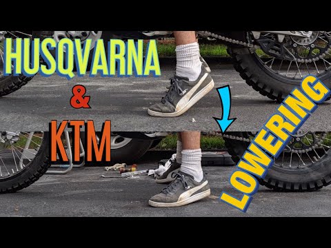 How to Lower A Husqvarna Or KTM