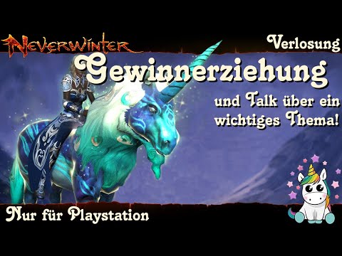 NEVERWINTER: Gewinnerziehung [BEENDET] - Himmelblaues Einhorn - nur für PS4/PS5 + WICHTIGER HINWEIS