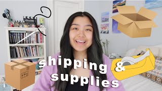 how I ship and package my orders | where I get all of my supplies