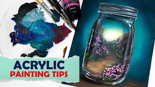 Paint a Stunning Landscape in Acrylics (Even If You’re New)!