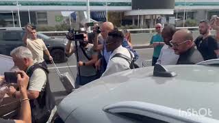 LIVE FIUMICINO Arrivo Sadu Abdulhamid 26 agosto 2024