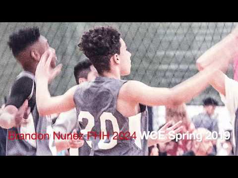 Brandon Nunez PG #20 Powerhouse Hoops 2024 - WCE Spring Fling 2019