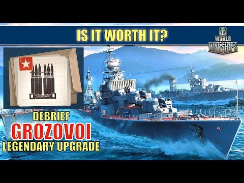 Is Grozovoi Legendary Upgrade worth it? Destroyer Tips #worldofwarships