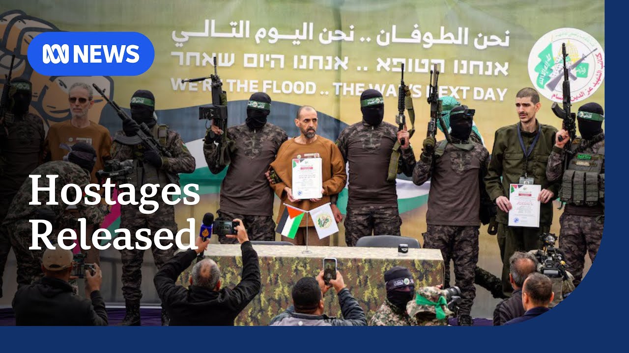 Hamas releases 3 hostages in exchange for Palestinian prisoners | ABC News