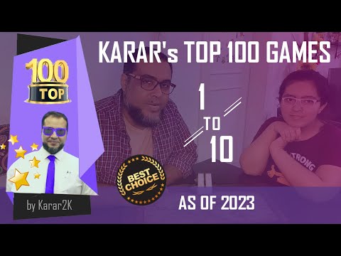 Karar's Top 100 Games - 1 ~ 10
