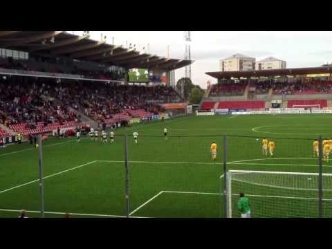 Örebro-Falkenberg Nordin Gerzics fina frispark!