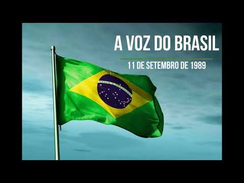 Programa A Voz do Brasil. Edição 11 de setembro de 1989
