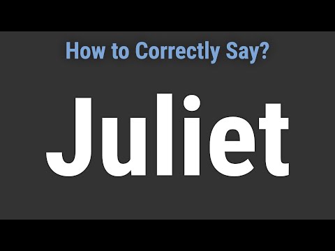 How to Pronounce Name Juliet (Correctly!)