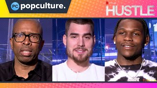 Hustle Cast Members TALK Adam Sandler's Portrayal as NBA Scout and Coach video
