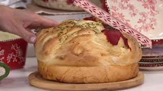 Temp-tations Old World or Floral Lace S/3 Round Baker with Lid on QVC