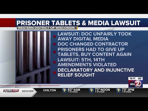 Wisconsin prison inmate sues over digital media access
