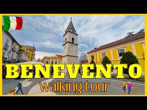 ✨️ Benevento ,  Italy  2025 ✨️ 🇮🇹  [ 4K  ]    Walking Tour    #italy   #walkingtours