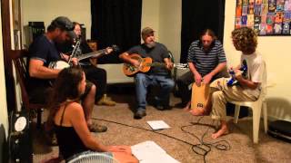 Bear Creek Band rehearsing Mutt Romney Blues