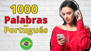 ¿Puedes Memorizar Las 1000 Palabras Más Usadas En Portugués? 😃 Aprende a Hablar Portugués  👍Brasil