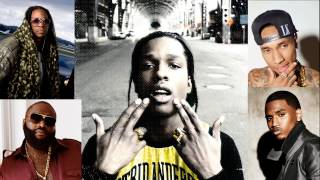 A$AP Rocky - Fuckin&#39; Problems ft. Trey Songz, Rick Ross, Tyga &amp; 2 Chainz Remix