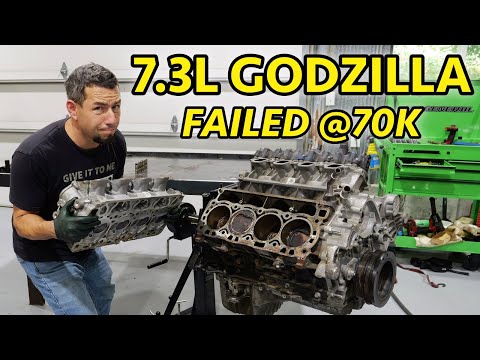 JUNK ALREADY? FORD 7.3L GODZILLA V8 TEARDOWN! Why Can't Auto Manufacturers Get This Right?