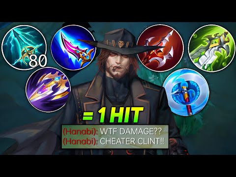 MOONTON THANKS FOR NEW CLINT ONE SHOT BUFFED BUILD! | CLINT NEW BEST BUILD 2025!