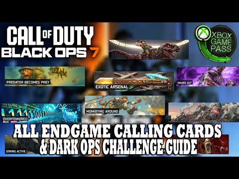 COD Black Ops 7 Guide | ALL Endgame & Dark Ops Calling Cards Challenge Guide (Part 1)