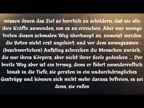 Der breite und der schmale Weg....