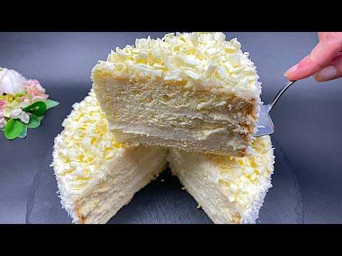 Hai del limone? 🍋 Torta al limone che si scioglie in bocca! Torta in 15 minuti!