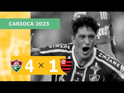 Fluminense 4 x 1 Flamengo - Gols - 09/04 - Campeonato Carioca 2023