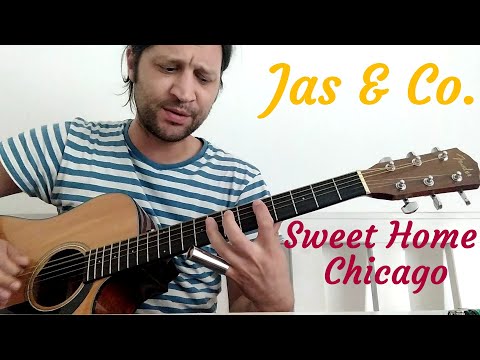 Jas & Co.  -  Sweet Home Chicago (Robert Johnson open G slide blues)