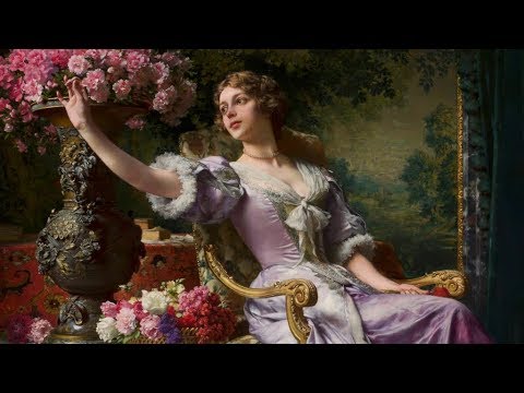 Władysław Czachórski’s Academic Paintings of Fine Fabrics, Flowers & Females