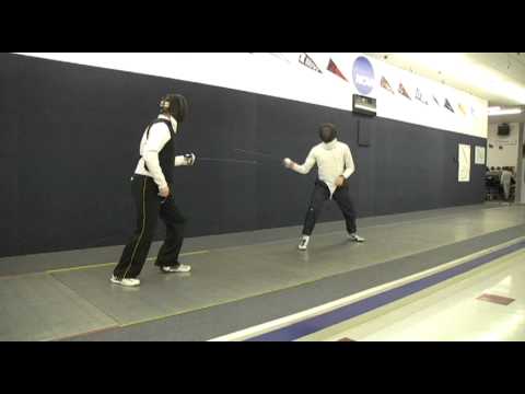 Epee Footwork Part 4 - "The Drill+" aka "Retreat or Duck"