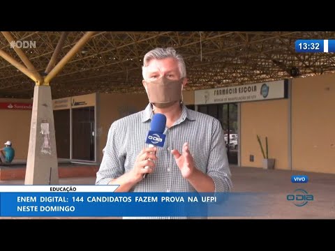 144 candidatos farão a prova do ENEM DIGITAL na UFPI neste Domingo 29 01 2021