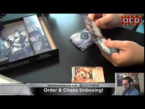 Order & Chaos Netrunner Deluxe Expansion Unboxing