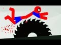 Stickman Destruction 3 Heroes Spiderman On All Vehicles Vs Gravity Force Gameplay Part 17